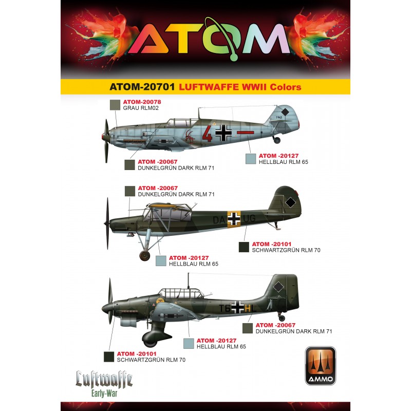 ATOM Luftwaffe WWII Colors