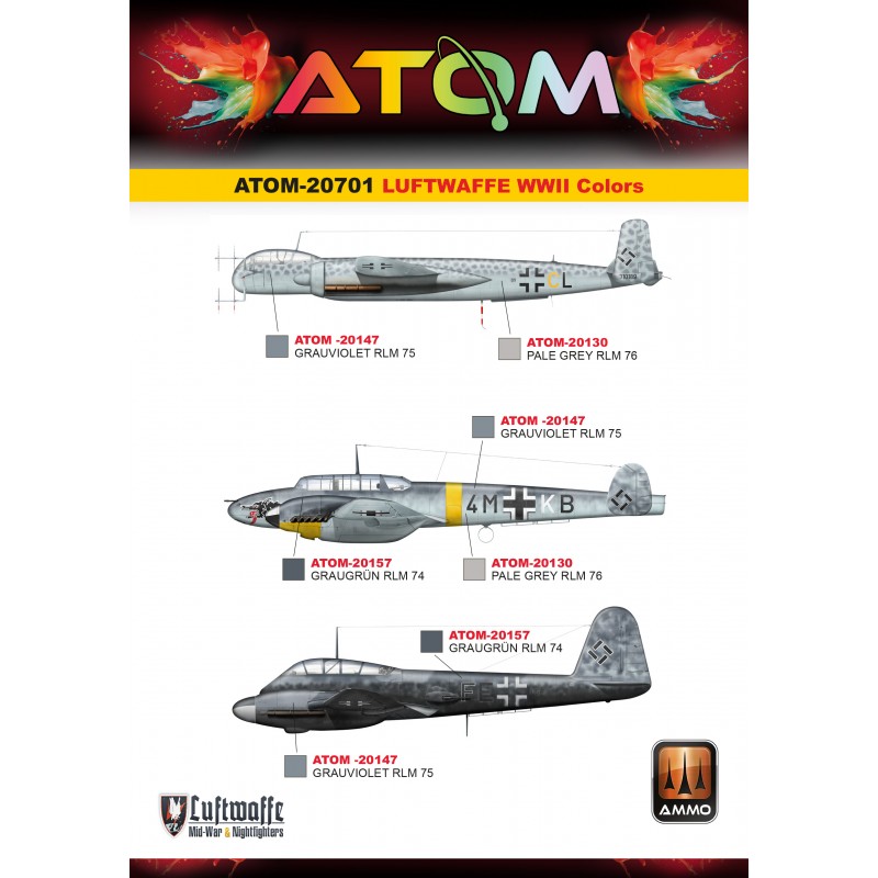 ATOM Luftwaffe WWII Colors