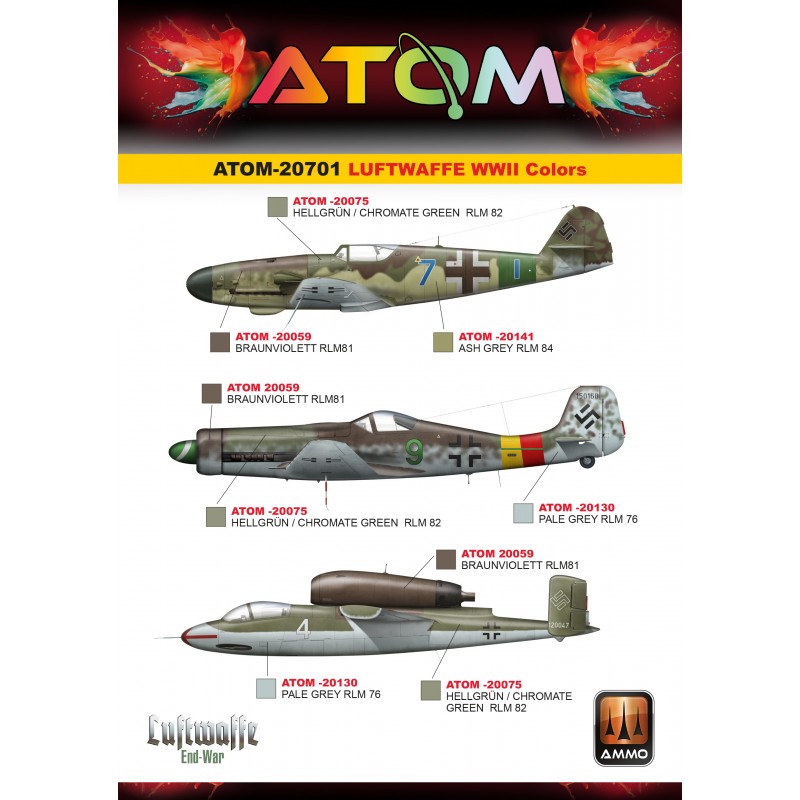 ATOM Luftwaffe WWII Colors