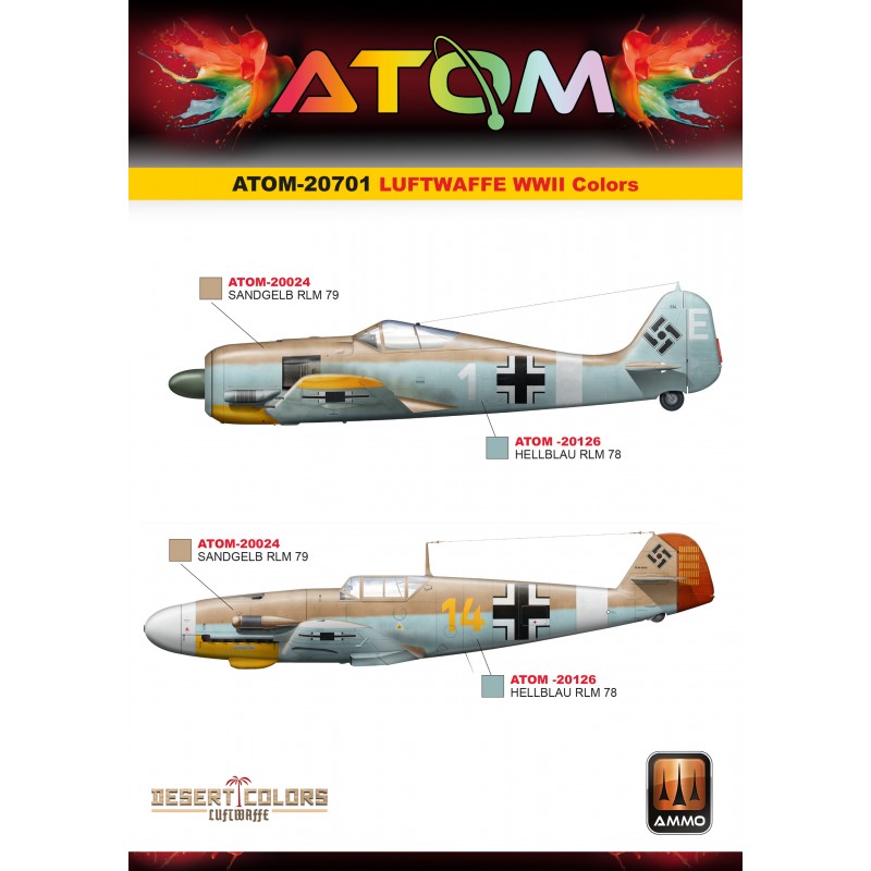 ATOM Luftwaffe WWII Colors