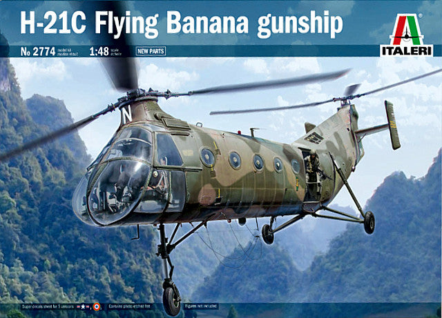 H-21C Flying banana gunship 1:48.