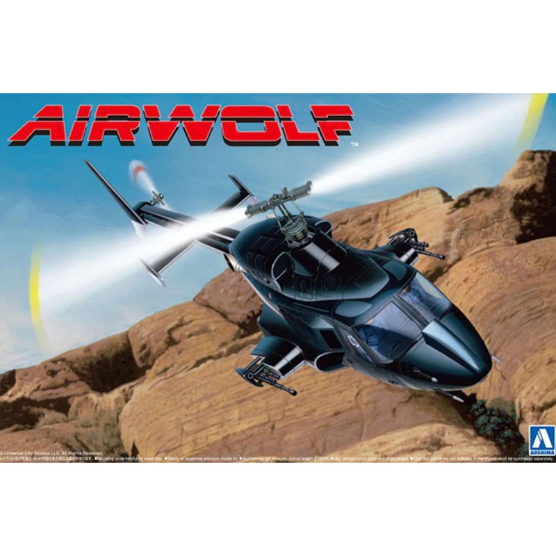 1/48 AIRWOLF CLEAR BODY